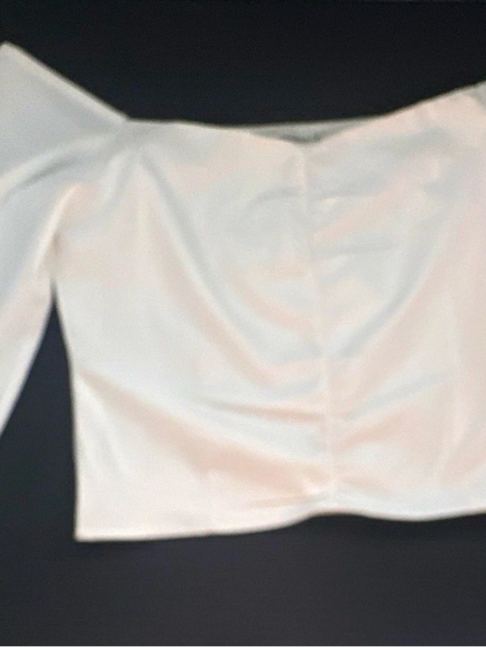 Abercrombie & Fitch White Off-Shoulder Blouse